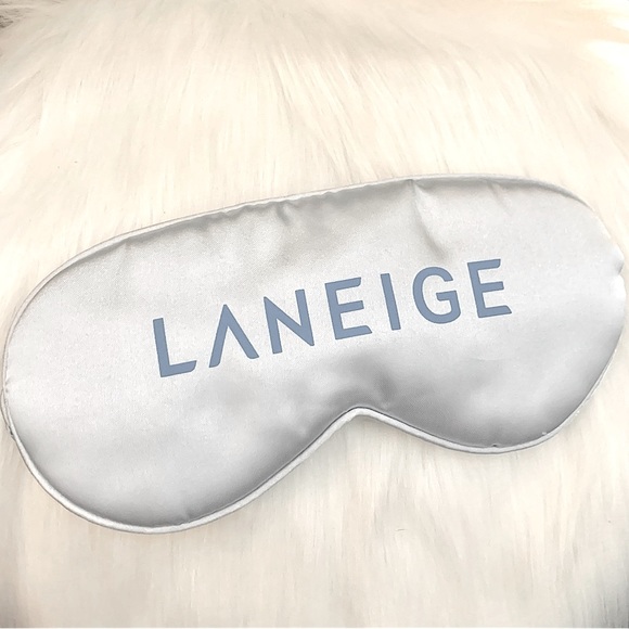 Laneige Blue Logo Design Satin Sleeping Eye Mask - Picture 1 of 2